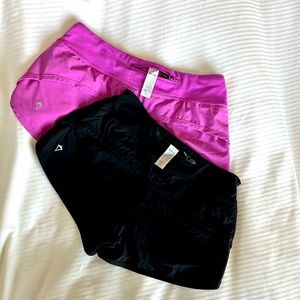 2 Pair Ivivva by Lululemon speedy shorts size 12